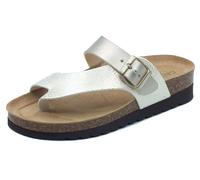 Grunland Hola CB1811 Sabbia Infradito per Donna in Ecopelle con Fibbia (Taglia 37)