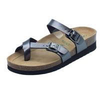 Grunland Hola CB2438 Antracite Infraidito Donna in Ecopelle con Doppia Fibbia (Taglia 39)