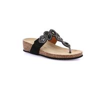 Grunland Infradito Gioiello con Strappo | MEMI CC0082 Nero 36