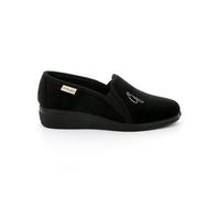 GRUNLAND IRAE PA1091 nero scarpe pantofole donna slip on zeppetta elastico