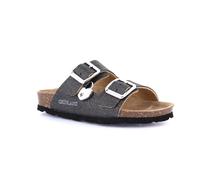 GRUNLAND JUNIOR Ciabatta con doppia fibbia e cuoricino accessorio CB0740