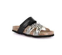 GRUNLAND JUNIOR Ciabatta con strappo animalier CB0736