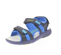 Grunland Junior Pook - Sandali Leggeri Con Strappi Blu - Junior Scarpe Ragazzo