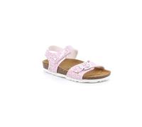 GRUNLAND JUNIOR Sandalo Glitterato | Luce SB1655 Rosa-Bianco 30