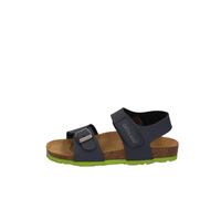GRUNLAND JUNIOR SB0234 Luce Sandalo BAMB. S. Blu-Lime 28