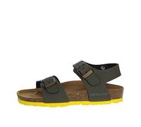 GRUNLAND Junior SB0901 Luce Sandalo BAMB. S. Oliva-Giallo 28