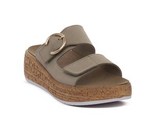 GRUNLAND KAKI 40DAST ciabatte Donna 38