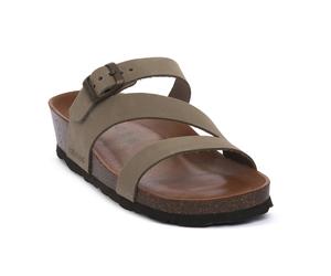 GRUNLAND KAKI 40LEFT ciabatte Donna 38