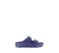 Grunland Kube CI1886, pantofole anatomiche per ragazze in lillà con cinturino in spugna di betulla e gomma, Blu, 40 EU