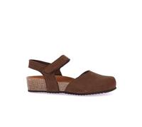 Grunland Left SB2412 Testa di Moro Sandali Donna Punta Chiusa Pelle Strappo Plantare re-Soft Zeppa 40