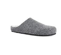 GRUNLAND vegan LOCO ciabatte uomo pantofole riciclate scure - Colore: Grigio, Taglia: 42