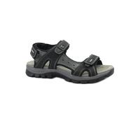 GRUNLAND MELT SA0236 nero sandalo uomo pelle strappi 45