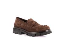 Grunland Mocassino Penny Loafer in camoscio | ROCE SC6162 Cacao 36
