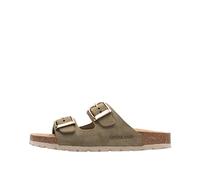 Grunland Sara - Ciabatte Con Doppia Fascia In Suede Verde - Taglia 38 [24.9cm]