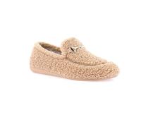 Grunland Pantofola-mocassino in teddy | GLES PA1274 TERRA 37