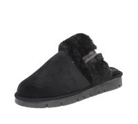 Grunland Pantofole Calde In Tessuto Nero - Taglia 37 [24.2cm] Scarpe Donna