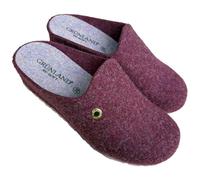GRUNLAND pantofole ciabatte invernali LANASOFT donna pantofole lana e sottopiede RE-soft caldo in feltro (mosto, 40, Sistema Taglie Calzature EU, Adulto, Donna, Numero, Media, 40)