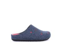 CI1469 GRUNLAND PILA CIABATTA DONNA COL BLU-AMARENA PANTOFOLA GIOVANILE INVERNAL