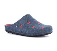 GRUNLAND, PILA CI2971, Pantofola Punta Chiusa, Feltro, Blu - 37