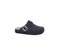 GRUNLAND PILA CI2972 blu cenere ciabatte donna feltro fibbia