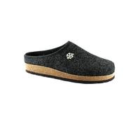 Grunland Robi CB0173 Antracite Ciabatte Pantofole Uomo Plantare in Feltro Lana 47