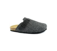 Grunland Robi CB0185 Asfalto Ciabatte Uomo Plantare in Pelle Fibbia 41