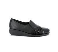 Grunland RYSA SC5565 nero scarpe donna zeppetta elastici pelle 36