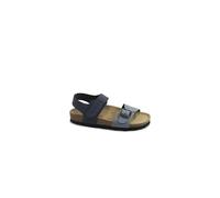 Grunland Sandaletto bicolor con strappo | LUCE SB2408 JEANS-BLU 32