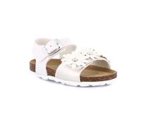 Grunland Sandaletto con glitter e fiori applicati | ARIA SB1378 BIANCO-MULTI 22