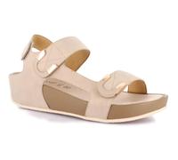 GRUNLAND SANDALI CON ZEPPA DONNA ESTATE SA1996 B DIRA BEIGE