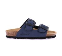 Grunland sandali da bambino con plantare anatomico regolabili ciabatte blu Luce