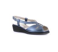 Grunland Sandalo Comfort in Pelle | ELOI SA1950 Blu 37