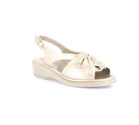 Grunland Sandalo Comfort in Pelle | ELOI SA2845 Platino 39