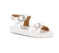 Grunland Sandalo con fibbie-gioiello a cuore | LUCE SA2088 BIANCO 29