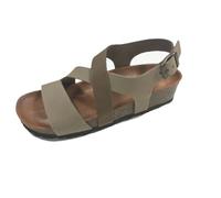 Grunland Sandalo in Sughero Naturale | Left SB0073 Beige-T.Moro 41