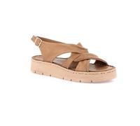 Grunland Sandalo Incrociato in Vera Pelle | GIFA SA0241 Cuoio 36