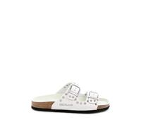 GRUNLAND Sandalo tacco Donna Bianco Cb2600