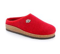 Grunland Sara CB0169 Love Rosso Ciabatte Donna Plantare Feltro Lana 39