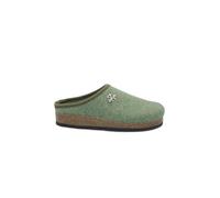 GRUNLAND SARA CB0169 verde ciabatte donna plantare feltro lana