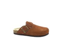 GRUNLAND SARA CB2225 mattone ciabatte donna plantare re-soft lana fibbia