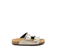 Grunland Sara CB2425 Champagne Oro Ciabatte Donna Anatomiche Fibbie 42