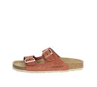 Grunland Sara CB2631 Mattone Marrone Ciabatte Donna Anatomiche Soft Pelle Fibbie BIRK 40
