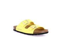 GRUNLAND SARA CB4018 giallo ciabatte donna anatomiche fibbie 42