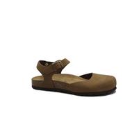 GRUNLAND Sara SB6002 Marrone Sandali Donna Punta Chiusa Pelle BIRK 36