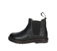 Grunland Taba Stivaletto Anfibio in pelle martellata con zip Nero PO1177-88 (numeric_33)