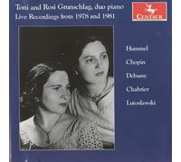 Grunschlag/Grun Toni and Rosi Grunschalg, Duo Piano: Live Recordings From 1 (CD)
