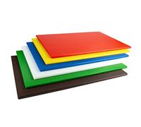Grunwerg CB-1018BR Tagliere colorato in polietilene resistente ai graffi marrone