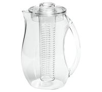 Grunwerg FI-200 Trasparente per infusione Naturale aromatizzata, brocca acrilica con Asta Rimovibile per Frutta Fresca, 2 l, 2000 ml, 27.5 x 15.5 x 15.5 cm