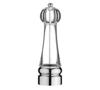 Grunwerg Macina sale o pepe singola in acciaio inox e acrilico, 12 cm