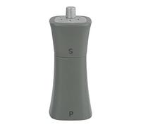 Grunwerg SP-9174GY - Salina e macinapepe 2 in 1, plastica, grigio
